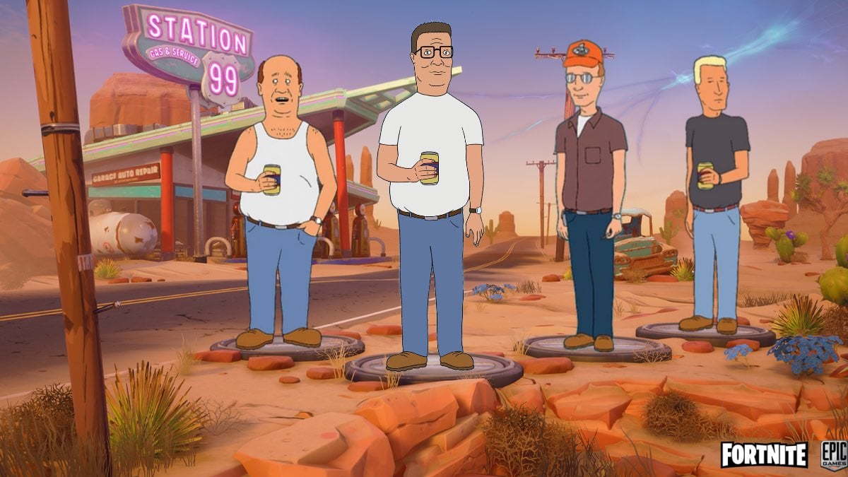 Fortnite fans thrilled by rumors of King Of The Hill collab