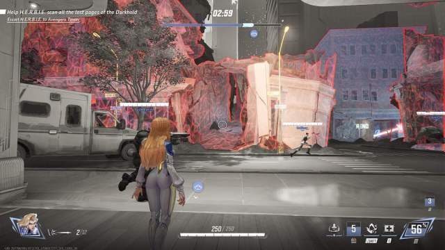 Recursive Destruction in aciton in Marvel Rivals.