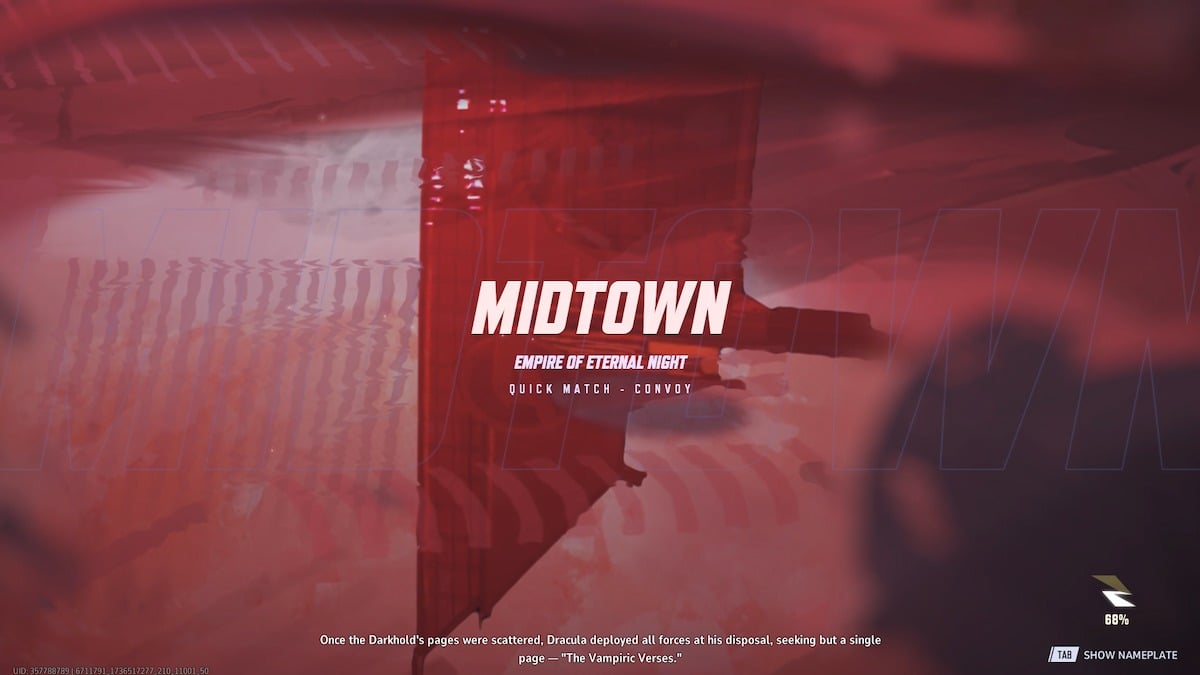 Loading into a game on the Midtown map in Marvel Rivals.