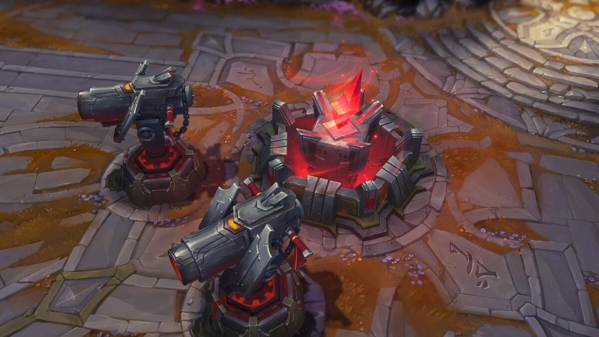 The League of Legends map is now Noxus themed.