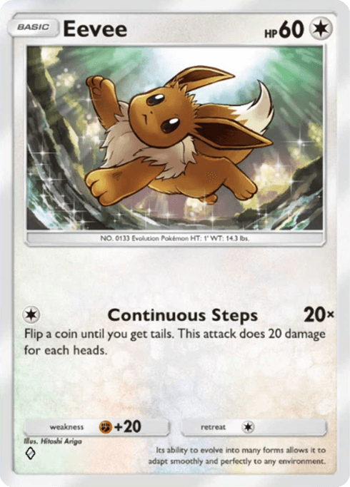 Eevee Pokémon TCG Pocket card.