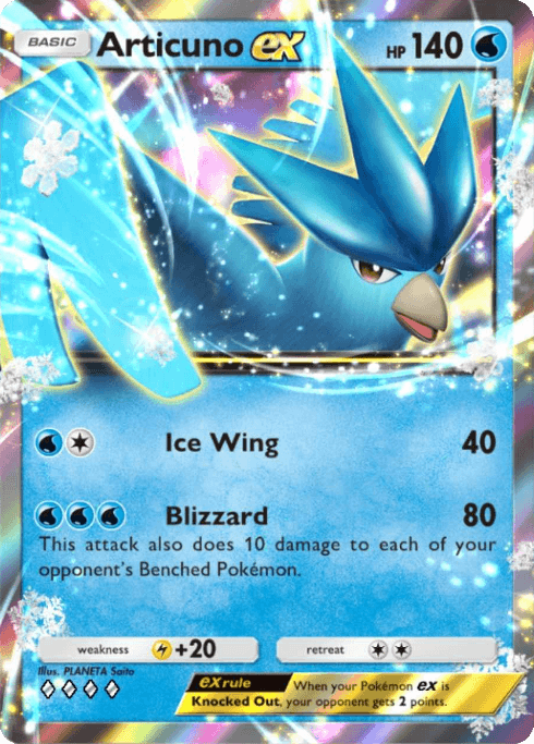 Articuno ex Pokémon TCG Pocket card.