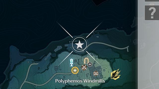 Wuthering Waves map showing location of Overflowing Palette 1 for Whisperwind Haven