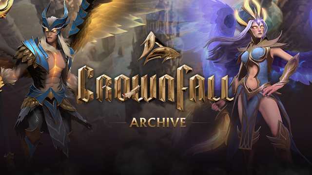 Dota 2 Crownfall Archive graphic with Skywrath Mage on the left, and Vengeful Spirit on the right.