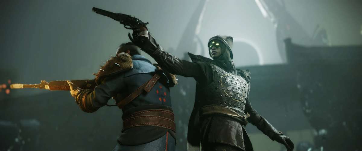 Eris and Drifter fight side-by-side in the Dreadnaught. She uses his hand cannon, Trust.