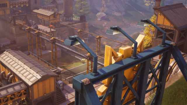 Lokasi poros mengkilap di Fortnite Bab Enam, Musim Dua.