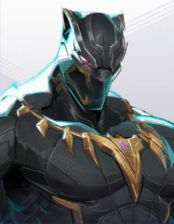 Black Panther hero image shot on hero roster menu in Marvel Rivals