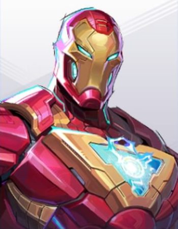 Iron Man hero image shot on hero roster menu in Marvel Rivals