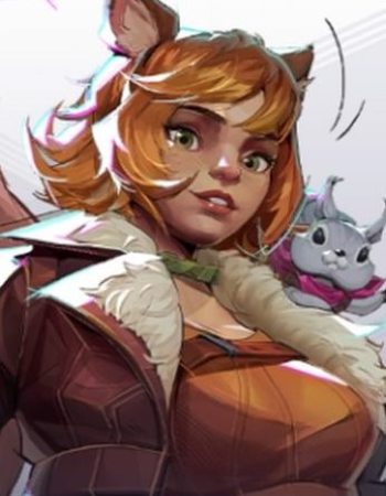 Squirrel Girl hero image shot on hero roster menu in Marvel Rivals