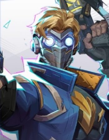 Star-Lord hero image shot on hero roster menu in Marvel Rivals