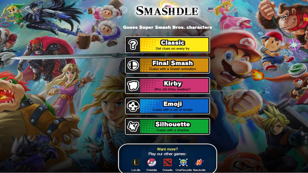 Smashdle screenshot