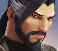 Hanzo OW2 face