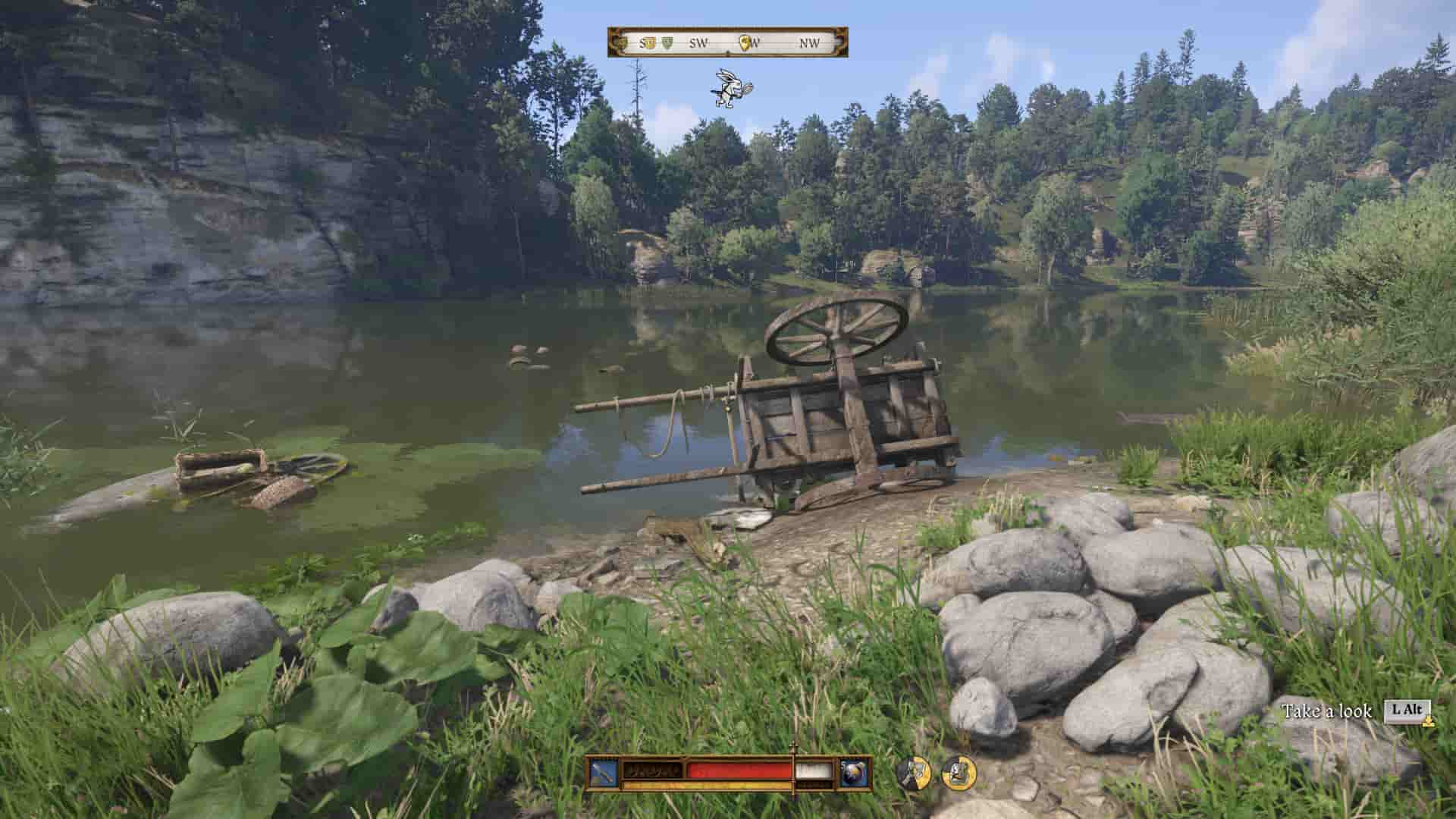 Where to find the merchant’s tipped cart in Kingdom Come Deliverance 2