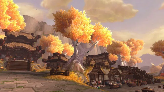 Vale of Eternal Blossom Pandaria zone in World of Warcraft.