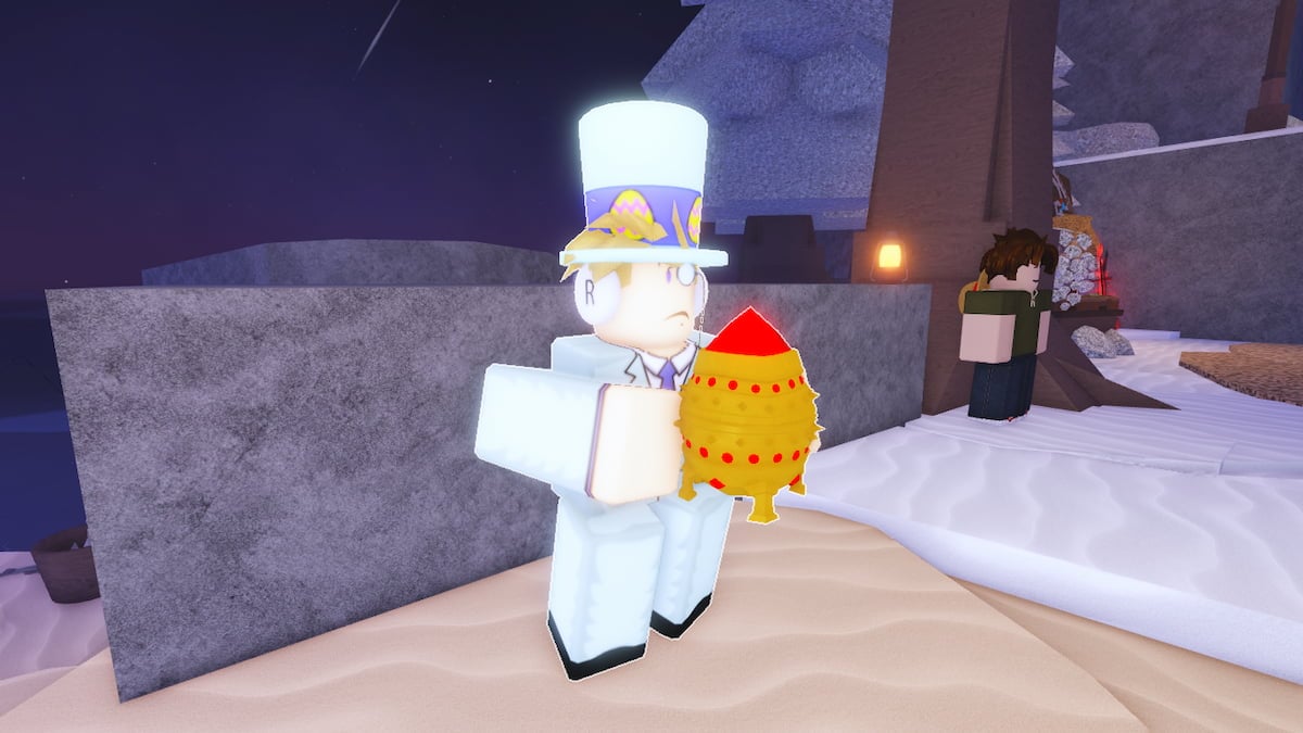 Picture showing an Egg Salesman in Fisch.