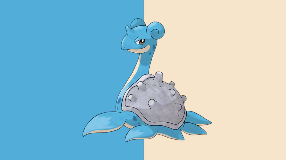 Lapras, an aquatic dinosaur-like Pokemon