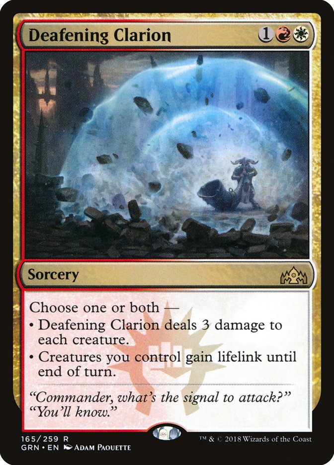 Deafening Clarion Magic Guilds of Ravnica
