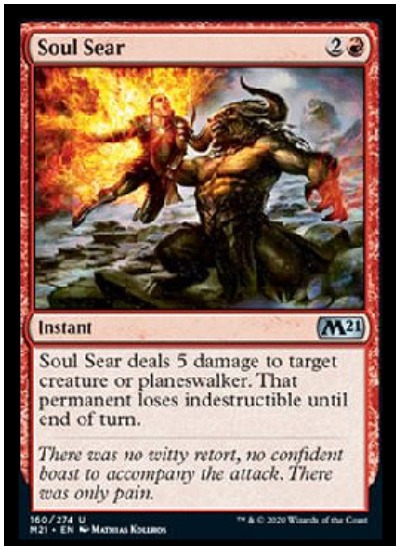 M21 reveal premium Red removal with Soul Sear - Dot