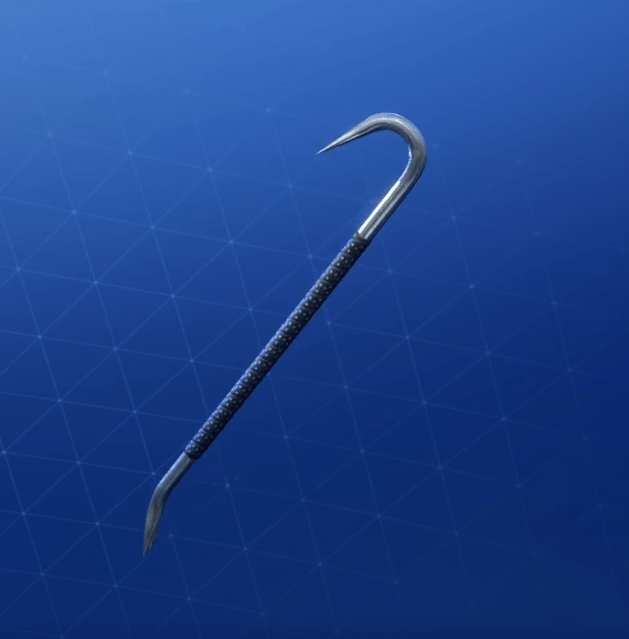 a Fortnite pickaxe that appears to be a steel crow bar