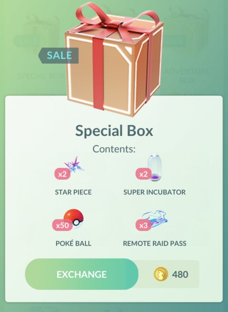 Pokémon GO on X: 🔔 Time for an exclusive deal! 🔔 A discounted box that  includes Remote Raid Passes, Super Incubators, and Golden Razz Berries is  now available on the Pokémon GO