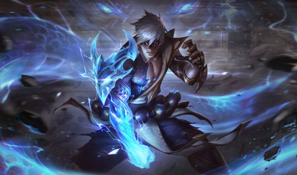 The Storm Dragon Lee Sin skin in League of Legends.