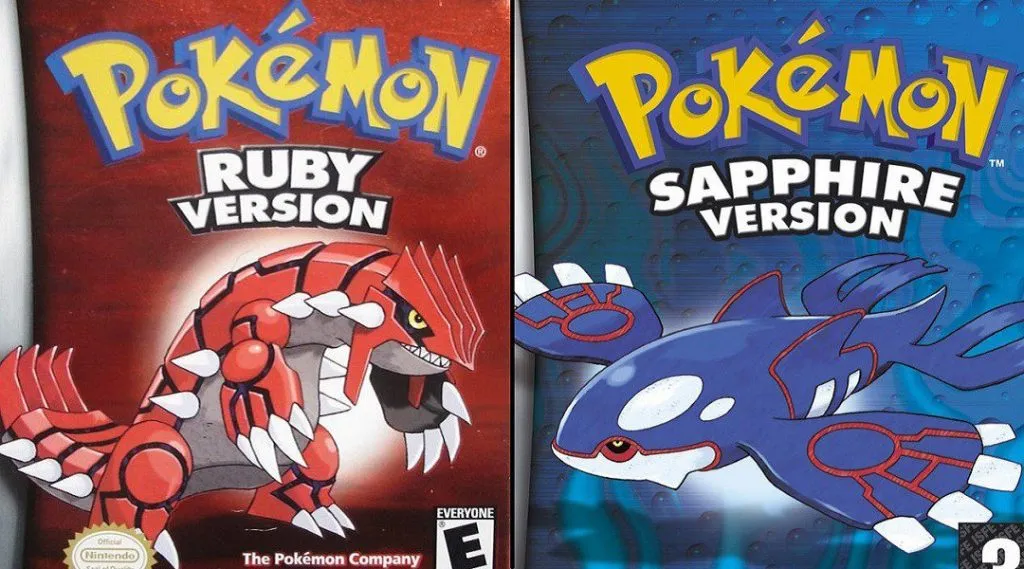 Pokémon Ruby a Sapphire Covers