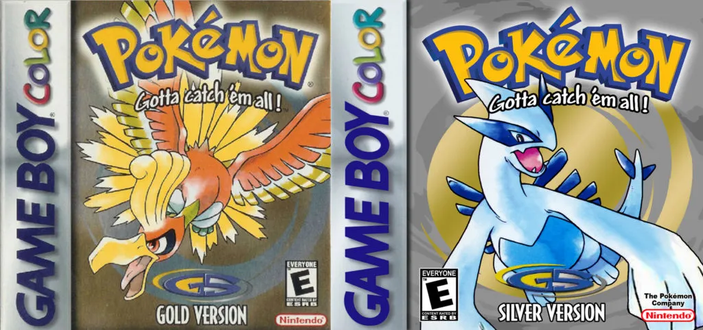 Tampas de prata e ouro de Pokémon
