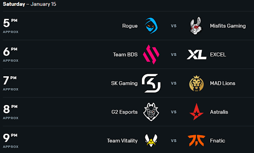 LEC 2022 Spring Split schedule revealed: Vitality and MAD Lions face off in  first match - Dot Esports