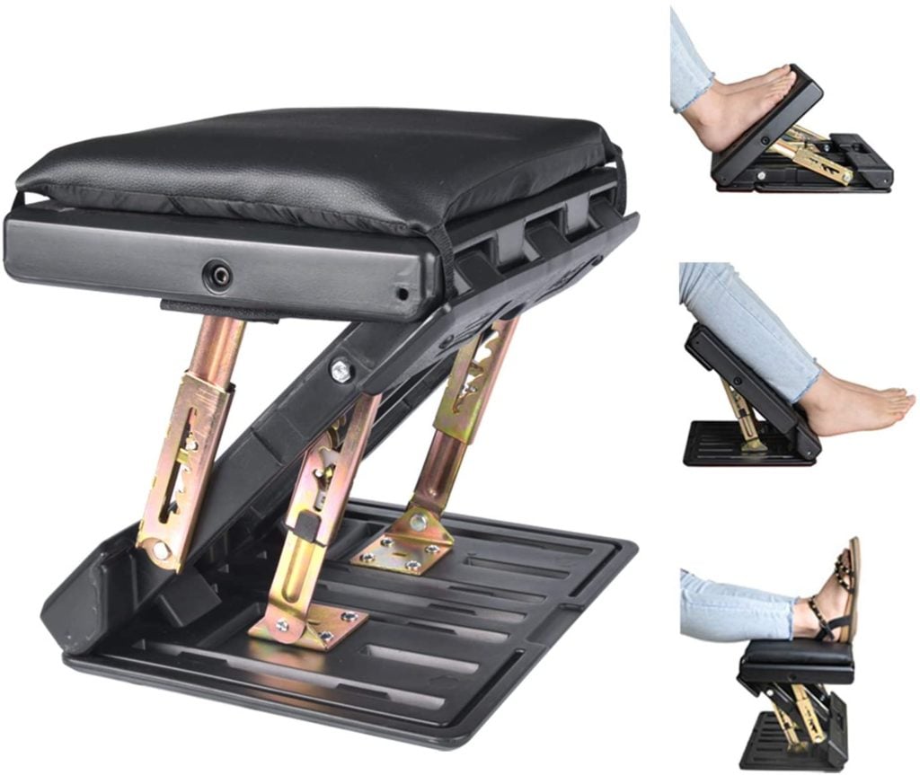 Foot Rest For Under Desk Foot Stool Non Slip Sole Home Work Office Gaming  Car
