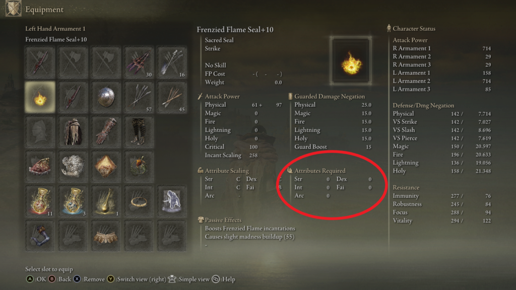 How to interpret weapon stats and character status in Elden Ring - Dot  Esports