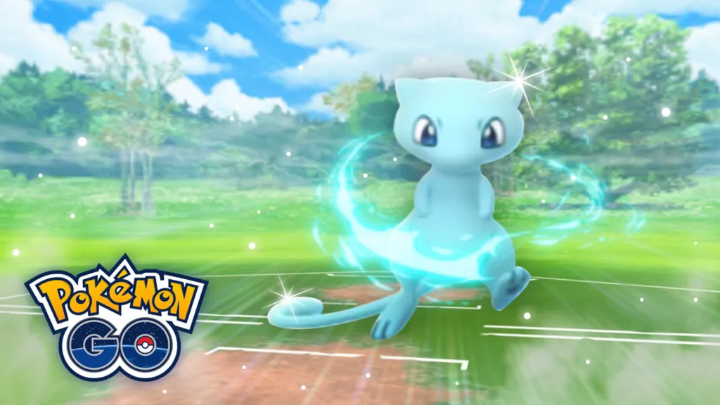 Shiny Mew event promo in Pokémon Go