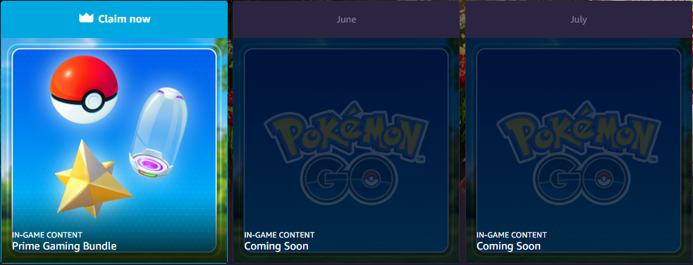 Prime Gaming has free Pokemon GO bundles every two weeks this summer