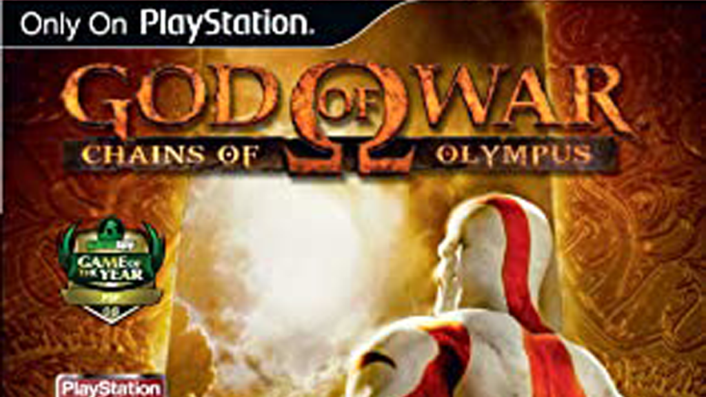 God of War: Chains of Olympus cover art with Kratos looking into a large doorway