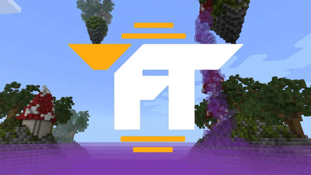 Screenshot of the Fallentech Minecraft server logo.