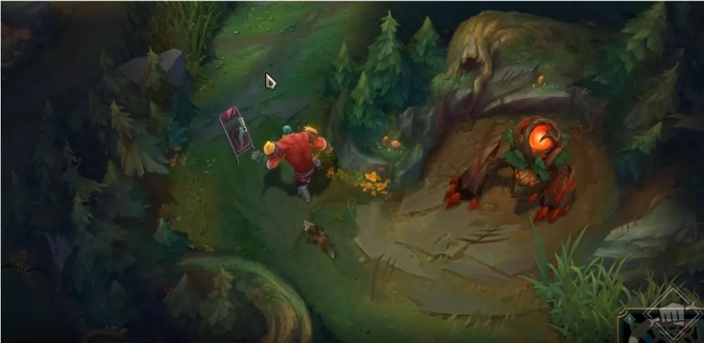 A screengrab of the Jungle in League of Legends