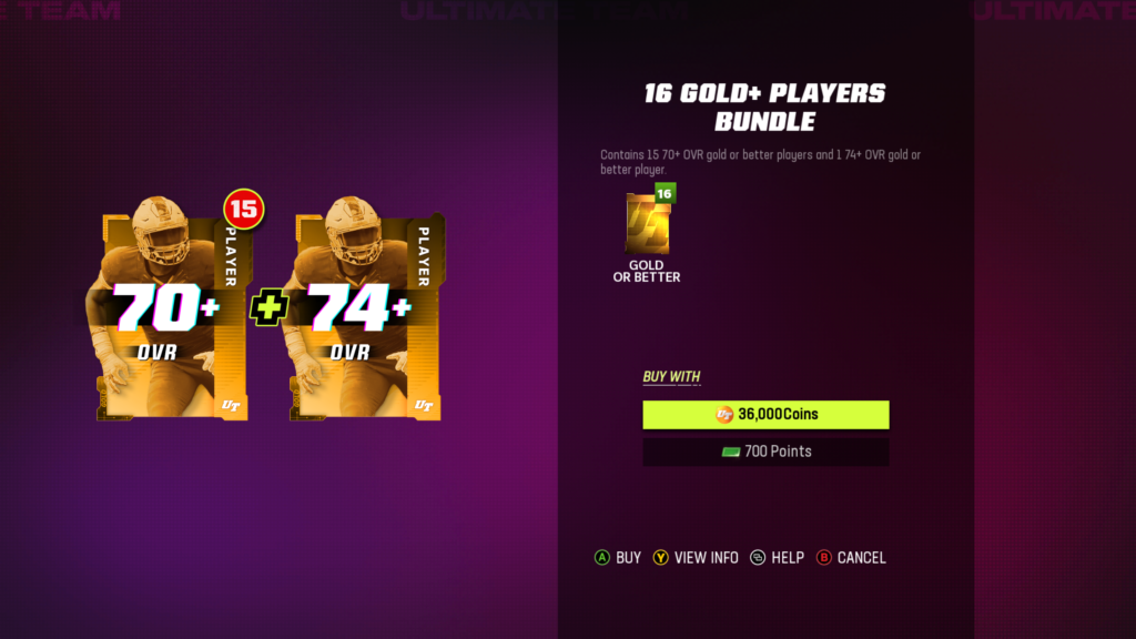 : Madden NFL 19: MUT 12000 Madden Points Pack - Xbox One