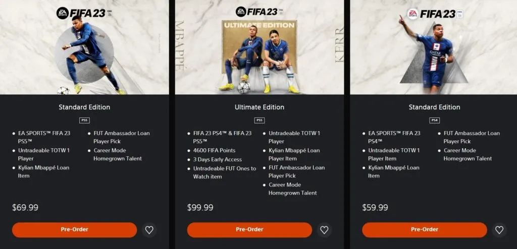 Buy FIFA 23 - Pre-order Bonus EUROPE Origin PC Key 