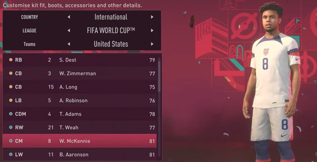 Weston McKennie's attributes according to FIFA 20 [SoFIFA] : r/ussoccer