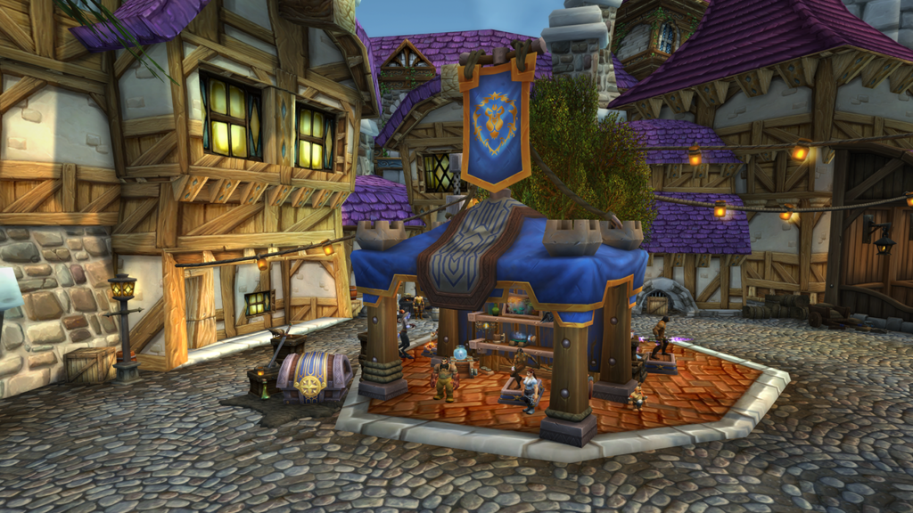The Trading Post station in Stormwind