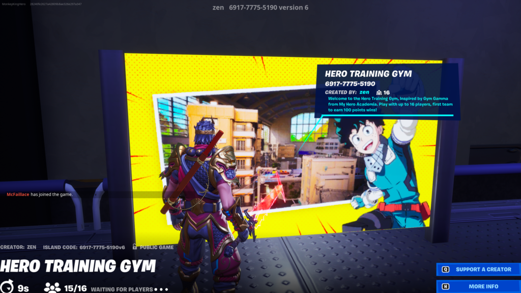 How to get to the My Hero Academia Hero Training Gym in Fortnite - Dot  Esports