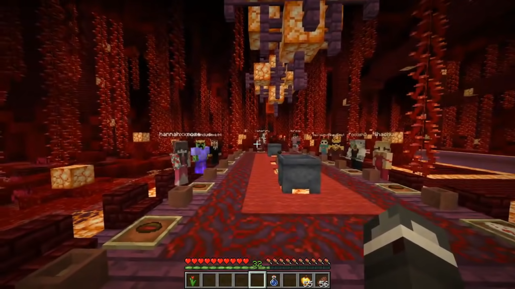 not technoblade struggling in the nether 