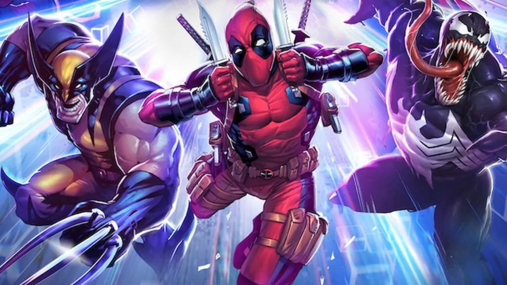 Marvel Snap Art có Wolverine, Deadpool và Venom