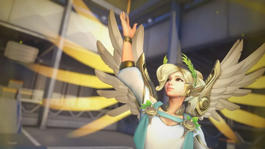 How to get the Winged Victory Mercy skin in Overwatch 2's Battle for