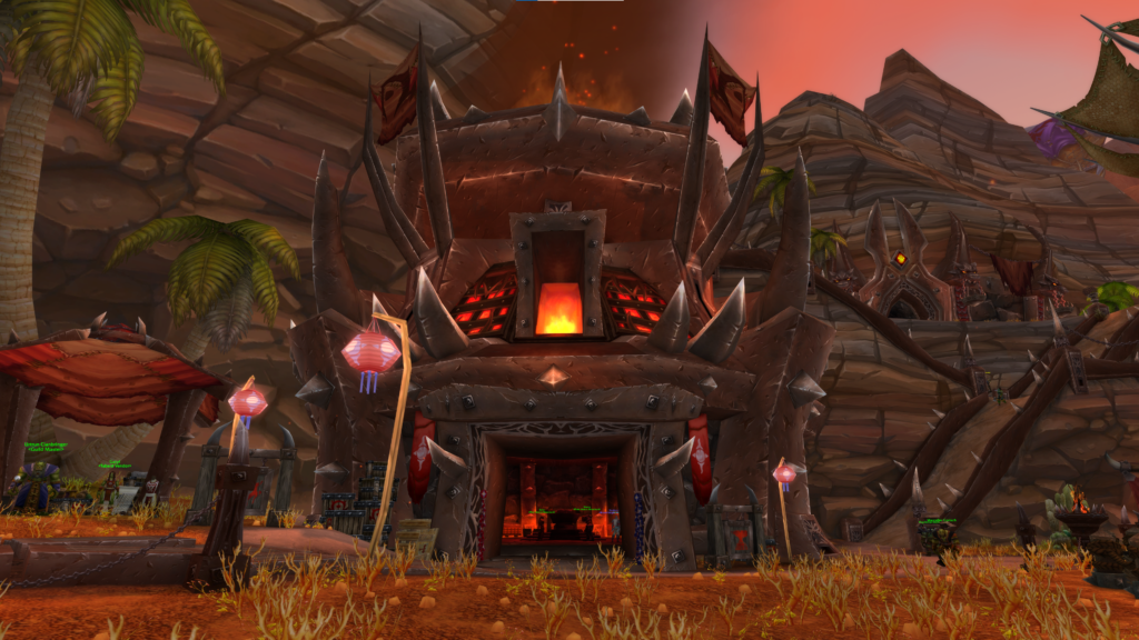 Armory in Orgrimmar's Valley of Strength -- World of Warcraft