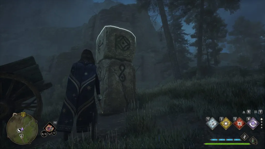 A screenshot of a pillar item during the moonstone pillar Merlin Trial.